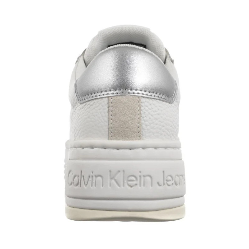 Calvin Klein Bold Flatf Low Mix Ohb Bright White/Creamy White/Silver YW0YW01632 0LC (CK602-a) bateliai