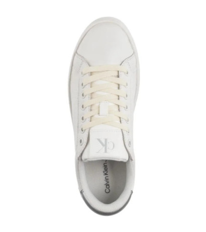 Calvin Klein Bold Flatf Low Mix Ohb Bright White/Creamy White/Silver YW0YW01632 0LC (CK602-a) bateliai