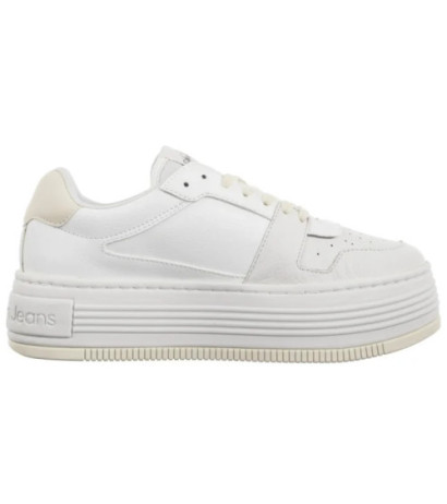 Calvin Klein Bold Flatf Low Laceup Mix Nbs BrightWhite/Creamy White YW0YW01641 0LD (CK603-a) kingad