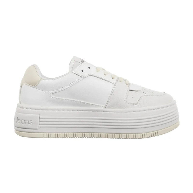 Calvin Klein Bold Flatf Low Laceup Mix Nbs BrightWhite/Creamy White YW0YW01641 0LD (CK603-a) kingad