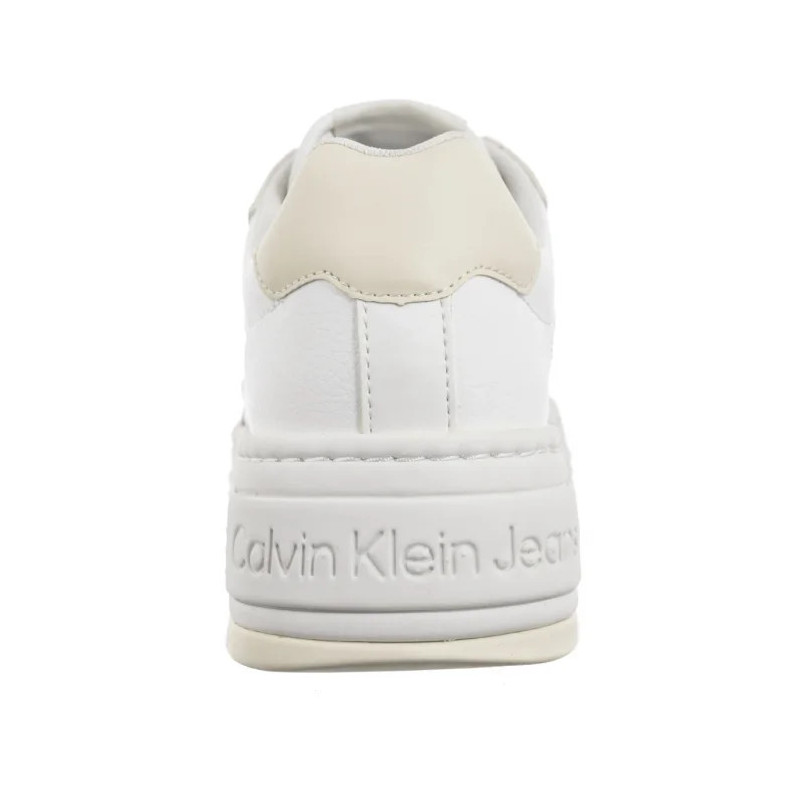 Calvin Klein Bold Flatf Low Laceup Mix Nbs BrightWhite/Creamy White YW0YW01641 0LD (CK603-a) kingad