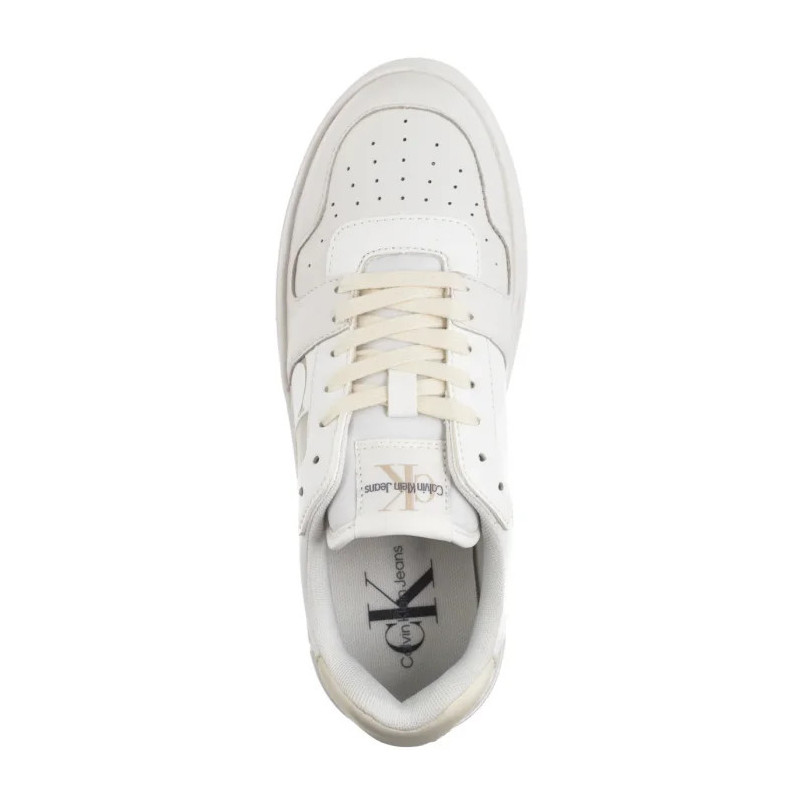 Calvin Klein Bold Flatf Low Laceup Mix Nbs BrightWhite/Creamy White YW0YW01641 0LD (CK603-a) kingad