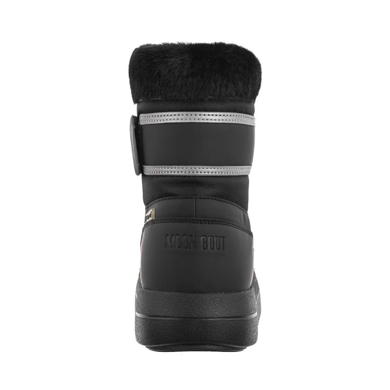 Moon Boot MB Jr Park Strap Black 80D3440030  (MB67-a) zābaki