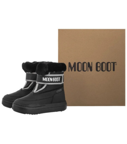 Moon Boot MB Jr Park Strap Black 80D3440030  (MB67-a) zābaki