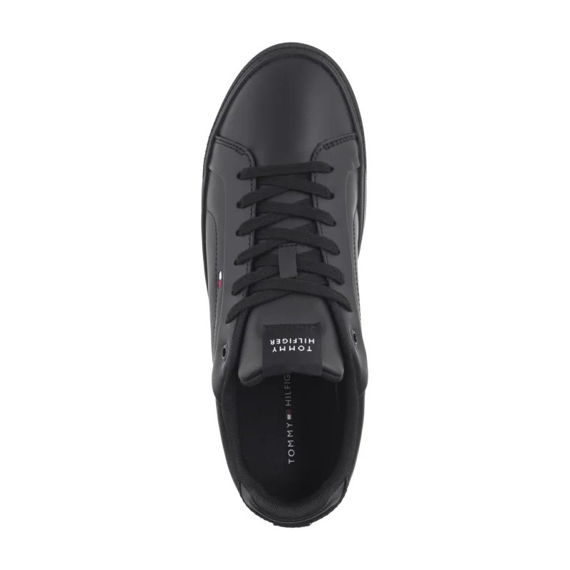 Tommy Hilfiger Icon Court Lth Flag Ess Black FM0FM05317 BDS (TH1230-a) sports shoes