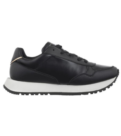 Tommy Hilfiger Low Cut Lace-Up Sneaker Black/Platinum T3A9-33548-1695 X208 (TH1222-a) batai