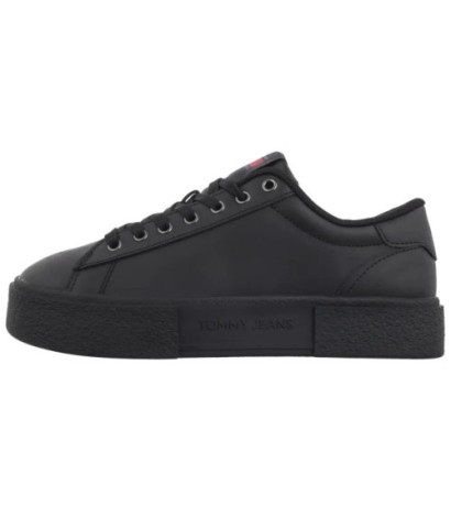 Tommy Hilfiger (New) Tjw Flatform Sneaker Black EN0EN02698 BDS (TH1228-a) batai