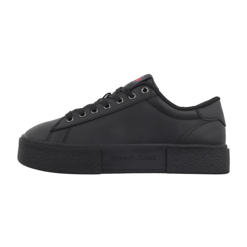 Tommy Hilfiger (New) Tjw Flatform Sneaker Black EN0EN02698 BDS (TH1228-a) batai