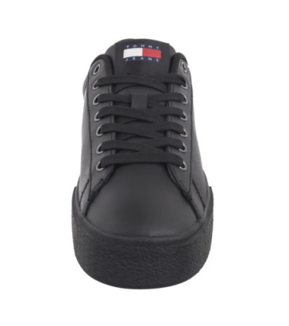 Tommy Hilfiger (New) Tjw Flatform Sneaker Black EN0EN02698 BDS (TH1228-a) batai