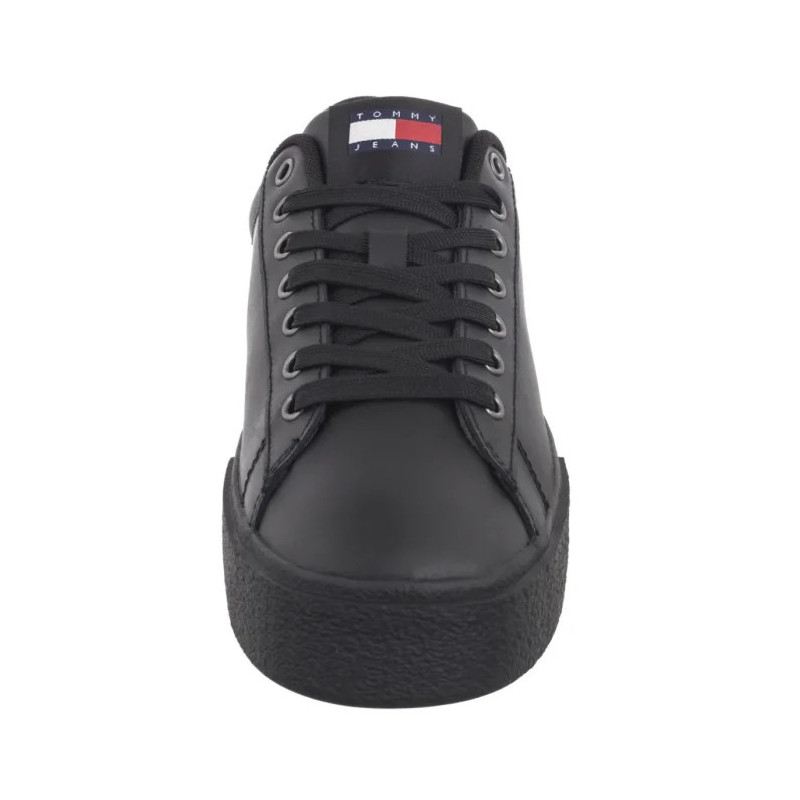 Tommy Hilfiger (New) Tjw Flatform Sneaker Black EN0EN02698 BDS (TH1228-a) batai