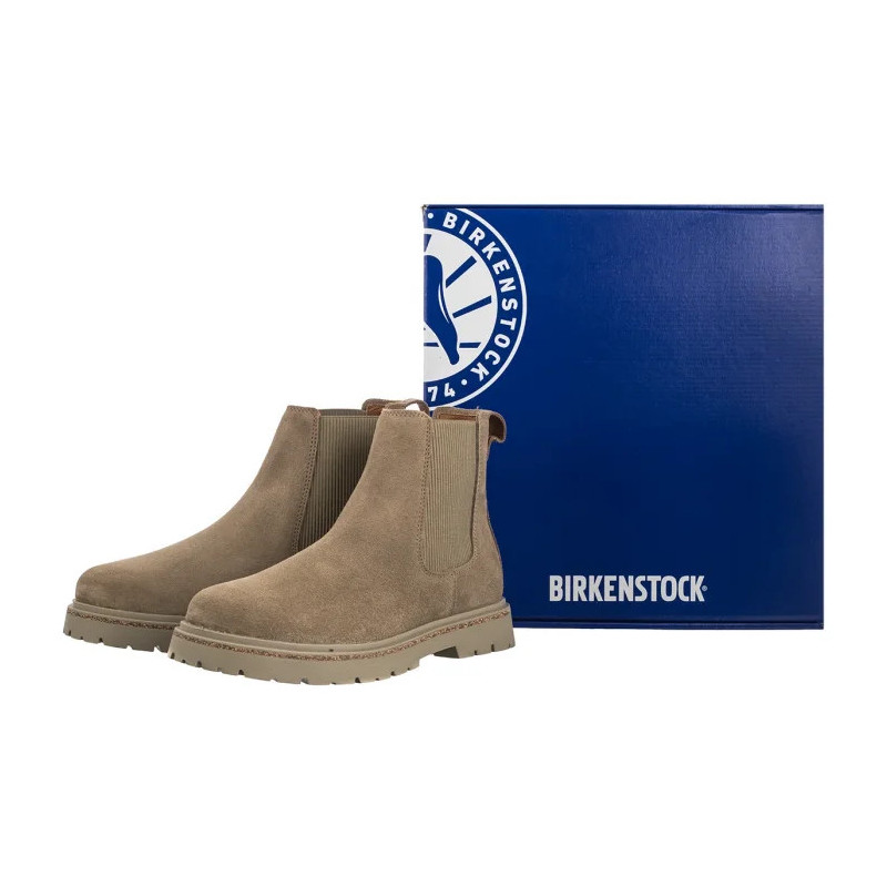 Birkenstock Highwood Slip On Mid Taupe 1025737 (BK283-b) batai