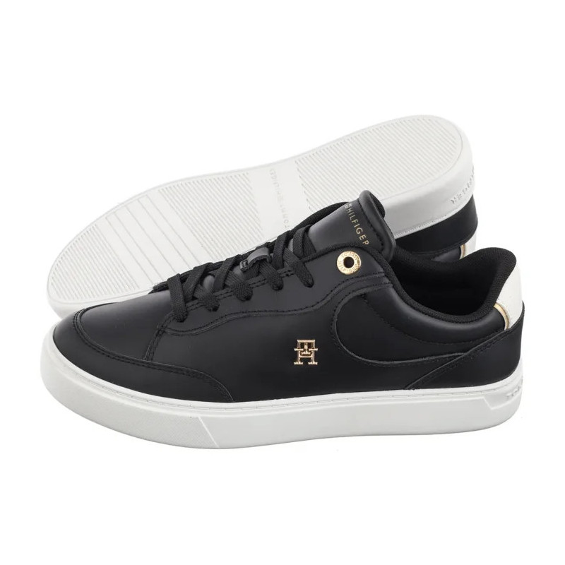 Tommy Hilfiger Essential Chic Court Sneaker Black FW0FW08322 BDS (TH1250-a) batai