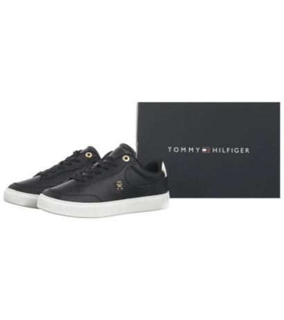 Tommy Hilfiger Essential Chic Court Sneaker Black FW0FW08322 BDS (TH1250-a) batai