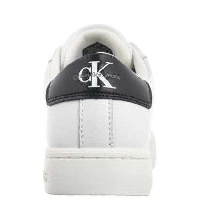 Calvin Klein Classic Cupsole Laceup Bright White/Black YW0YW01269 YBR (CK608-a) batai