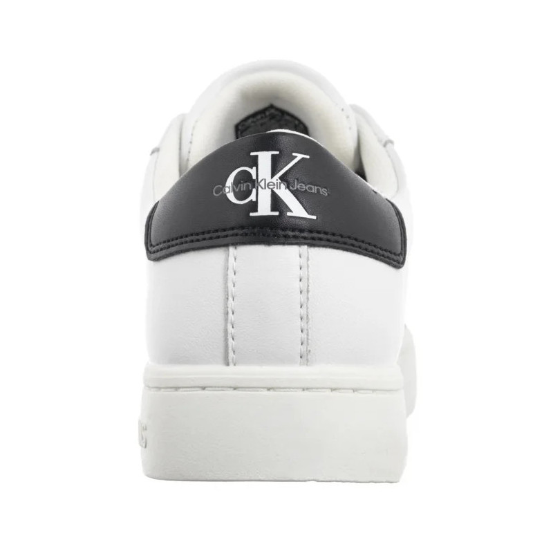 Calvin Klein Classic Cupsole Laceup Bright White/Black YW0YW01269 YBR (CK608-a) batai