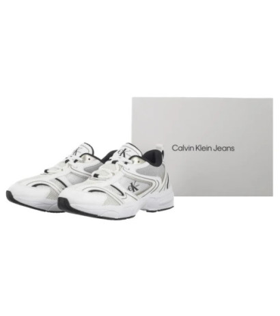 Calvin Klein Retro Tennis Mesh Ml Bright White/Black YW0YW01807 01W (CK610-a) sportiniai bateliai