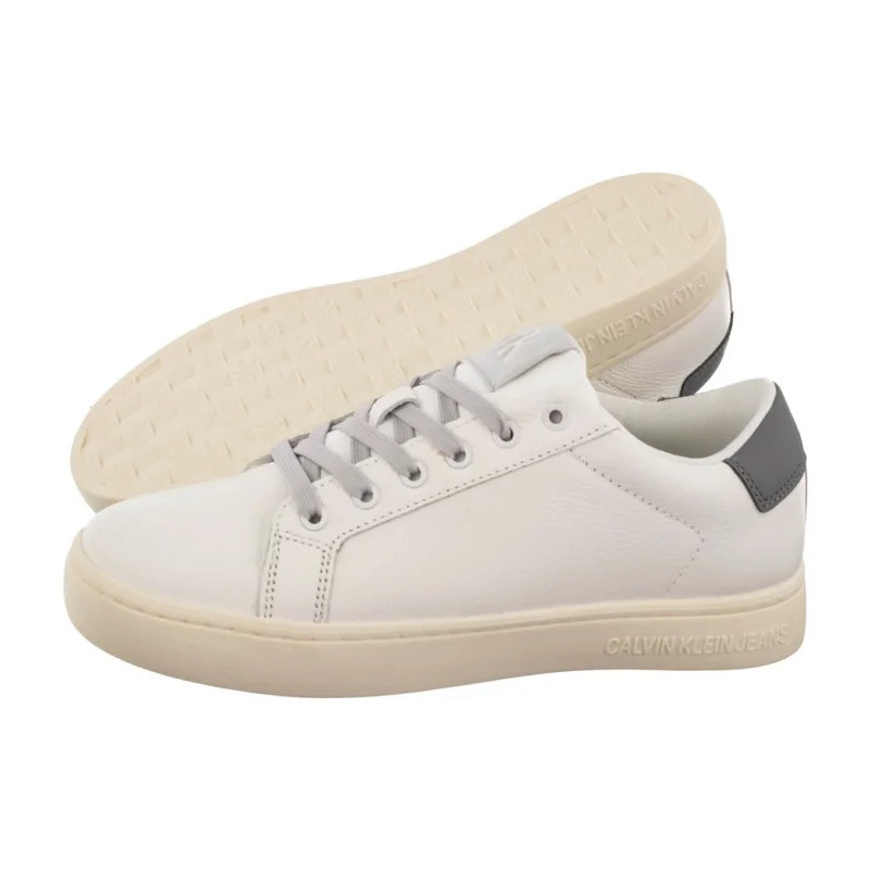 Calvin Klein Classic Cupsole Low Ohb Bright White/Creamy White YM0YM01164 0LD (CK605-a) sports shoes