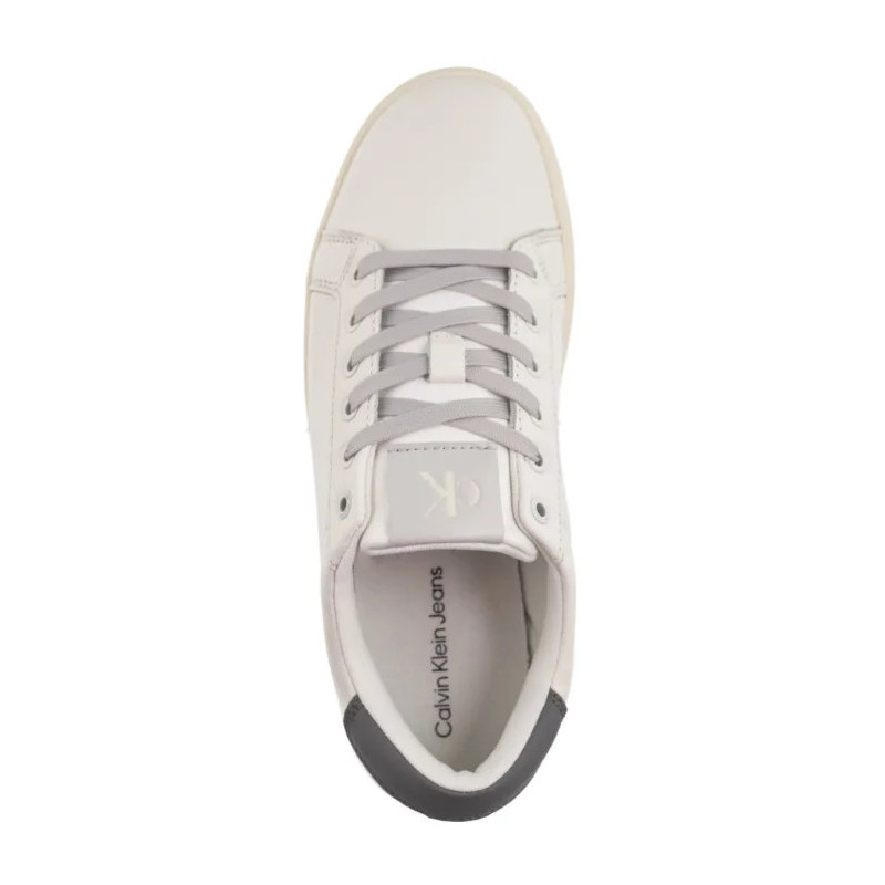 Calvin Klein Classic Cupsole Low Ohb Bright White/Creamy White YM0YM01164 0LD (CK605-a) sports shoes