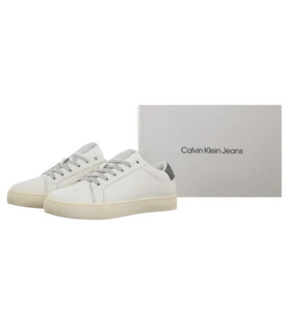 Calvin Klein Classic Cupsole Low Ohb Bright White/Creamy White YM0YM01164 0LD (CK605-a) sports shoes