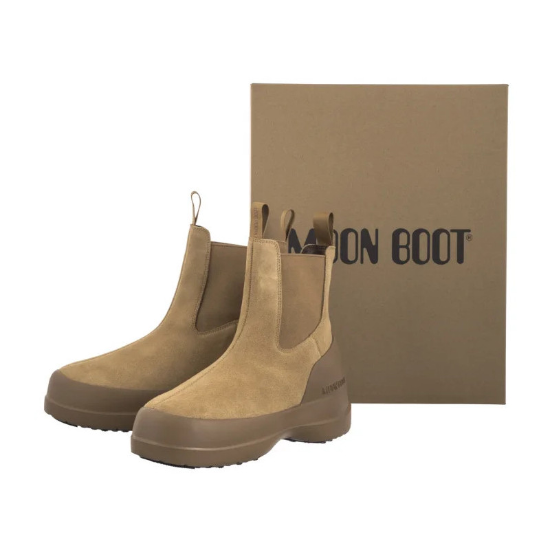 Moon Boot MB Luna Chelsea Suede Sand 2480050 L003 (MB71-b) batai