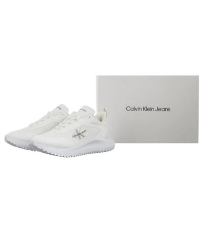 Calvin Klein Eva Runner Low Lace Mix Ml Wn Triple Bright White YW0YW01442 0K4 (CK607-a) spordijalatsid