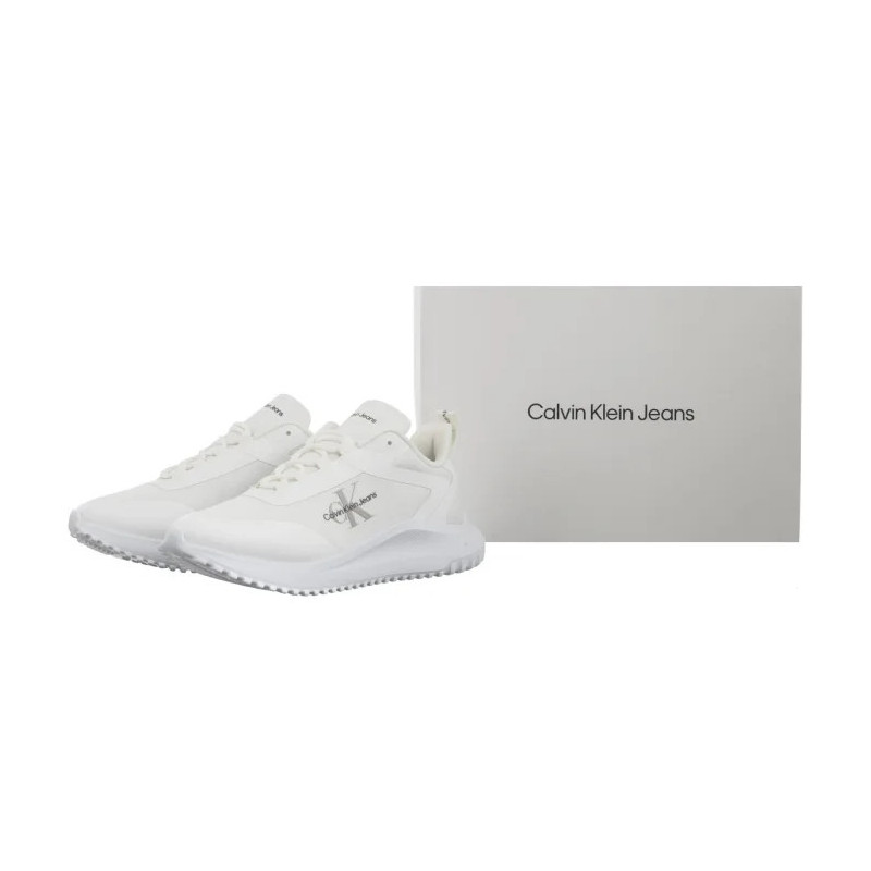 Calvin Klein Eva Runner Low Lace Mix Ml Wn Triple Bright White YW0YW01442 0K4 (CK607-a) sportiniai bateliai