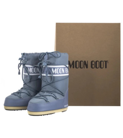 Moon Boot Icon Nylon Elephant Grey Kids 1400440 H004 (MB14-k) batai