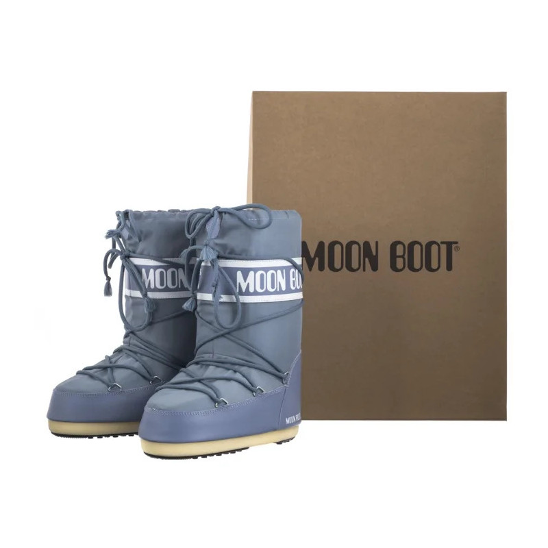 Moon Boot Icon Nylon Elephant Grey Kids 1400440 H004 (MB14-k) batai