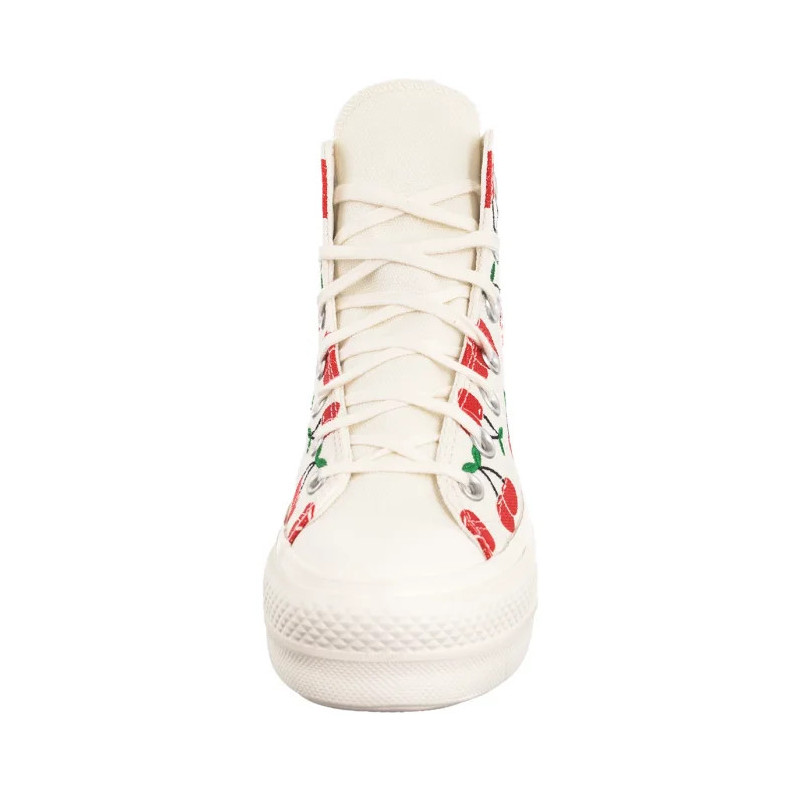 Converse CTAS Lift HI Egret/Red/Green A08096C (CO739-a) apavi