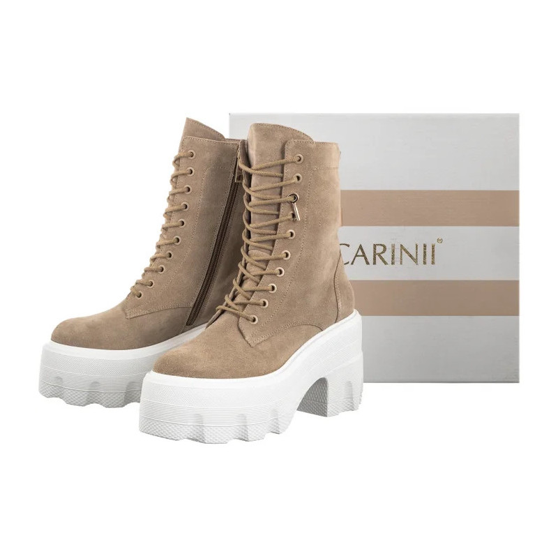 Carinii Beżowe B9923-O17-000-000-G67 (CI800-a) shoes