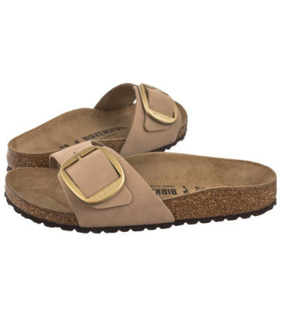 Birkenstock Madrid Big Buckle Sandcastle 1024009 (BK170-h) Moteriški batai/šlepetės