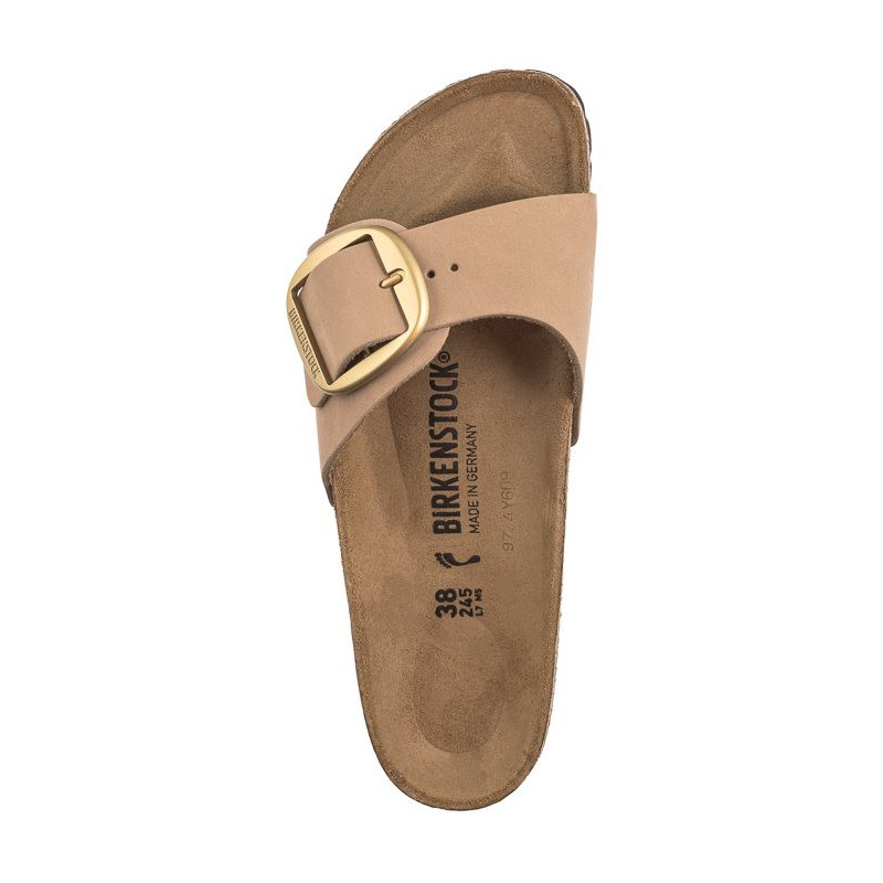 Birkenstock Madrid Big Buckle Sandcastle 1024009 (BK170-h) Moteriški batai/šlepetės