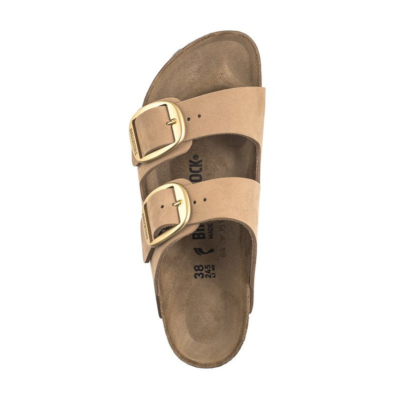 Birkenstock Arizona Big Buckle Sandcastle 1024064 (BK213-f) Moteriški batai/šlepetės