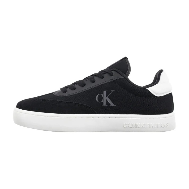 Calvin Klein Classic Cupsole Low Mix Mg Black/Bright White YM0YM01169 0GM (CK622-a) apavi