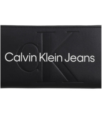 Calvin Klein Sculpted Mono Zip Around Mono Black/White K60K607634 01R (CK120-f) käekott