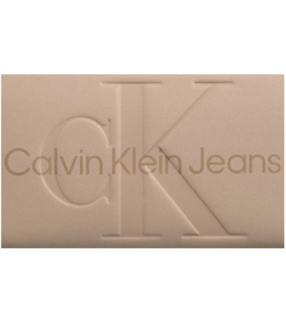 Calvin Klein Sculpted Mono Zip Around Mono Rose Dust K60K607634 TFQ (CK120-g) handbag