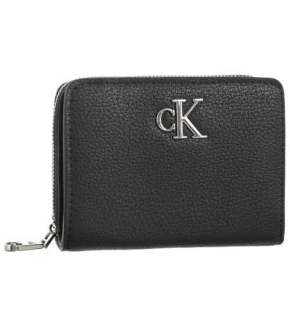 Calvin Klein Minimal Monogram Med Zip Around Black K60K612740 BEH (CK614-a) handbag