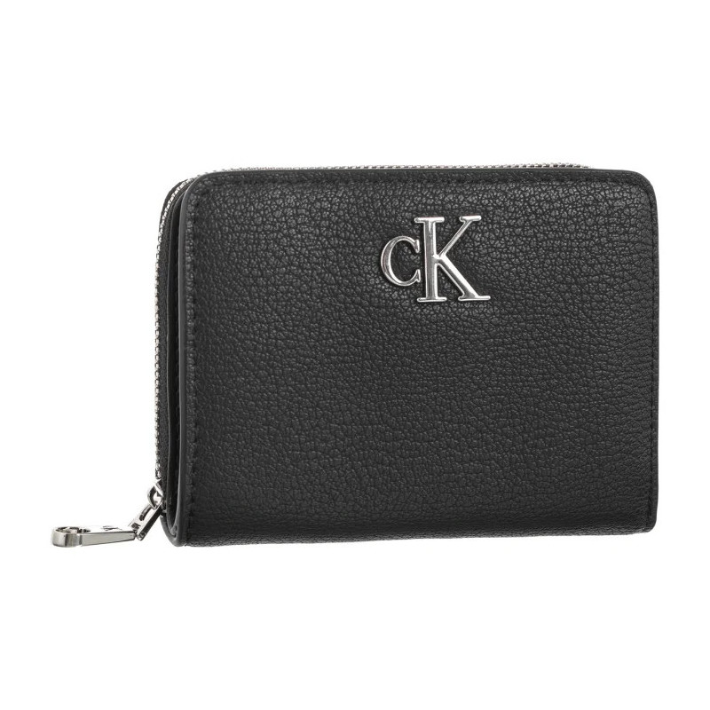 Calvin Klein Minimal Monogram Med Zip Around Black K60K612740 BEH (CK614-a) käekott