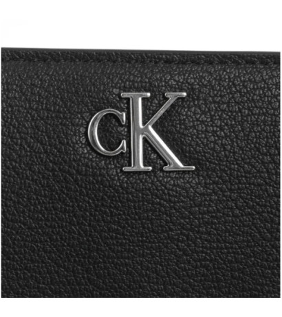 Calvin Klein Minimal Monogram Med Zip Around Black K60K612740 BEH (CK614-a) käekott