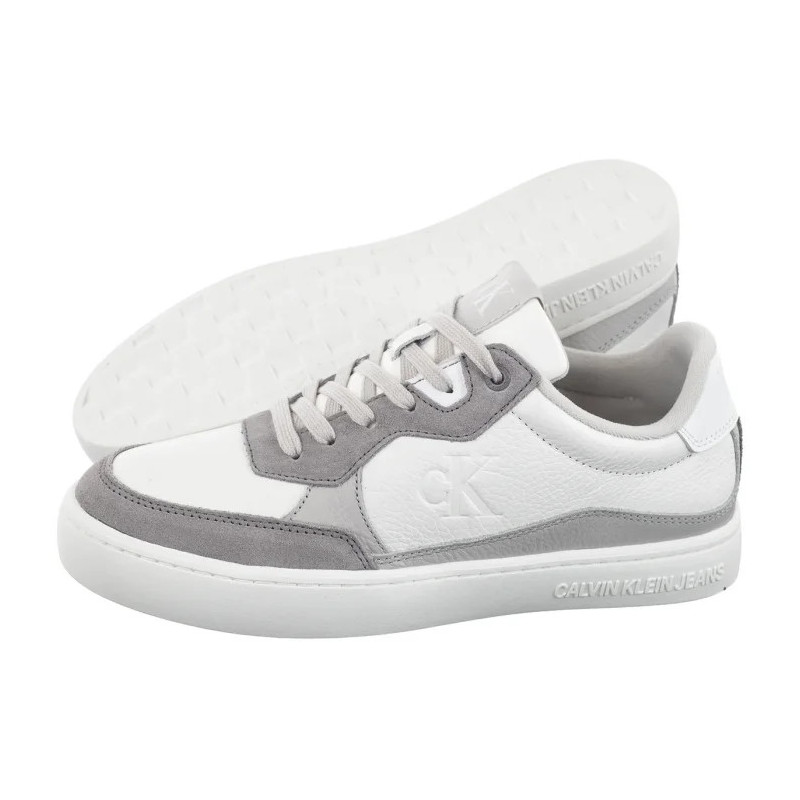 Calvin Klein Classic Cupsole Mg Wmm White/Oyster Mushroom/Formal Grey YM0YM01153 0IR (CK623-a) spordijalatsid