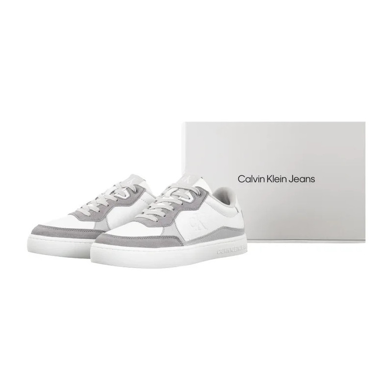 Calvin Klein Classic Cupsole Mg Wmm White/Oyster Mushroom/Formal Grey YM0YM01153 0IR (CK623-a) spordijalatsid