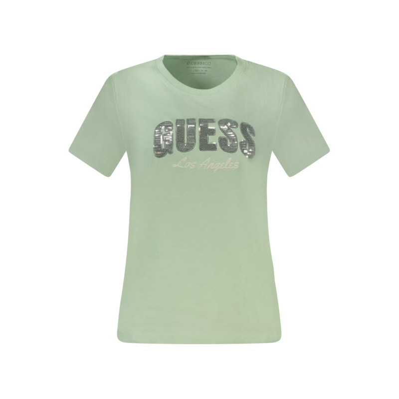 Guess jeans T-krekls W4GI31I3Z14 Zaļš