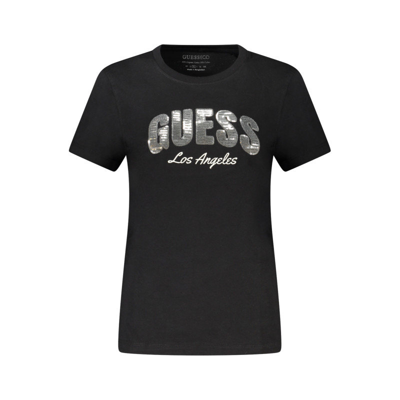 Guess jeans T-krekls W4GI31I3Z14 Melns