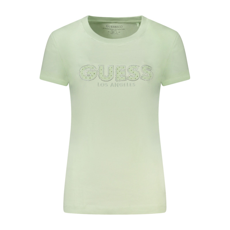 Guess jeans marškinėliai W4GI14J1314 Žalia