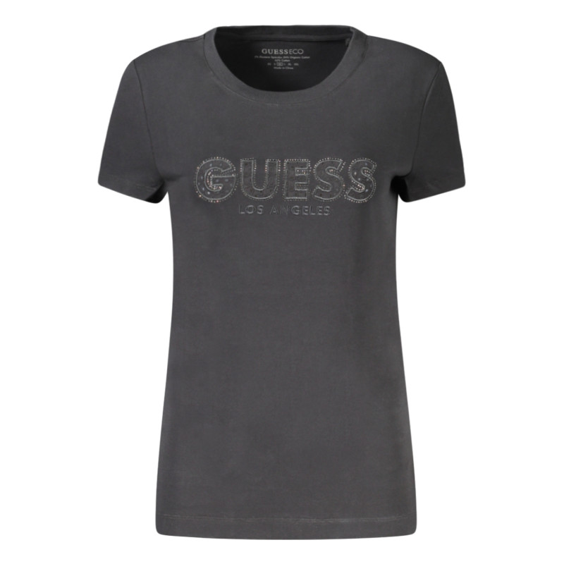 Guess jeans marškinėliai W4GI14J1314 Juoda