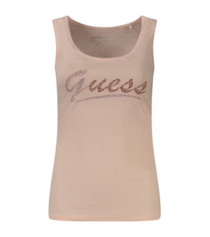 Guess jeans marškiniai W4GP16K1814 Rožinė