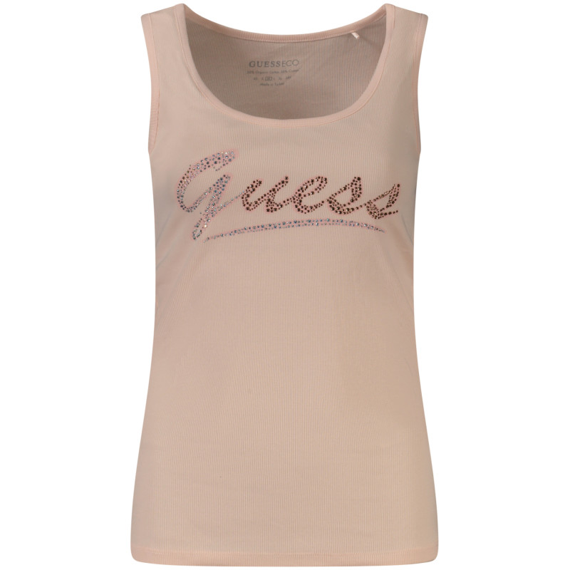 Guess jeans marškiniai W4GP16K1814 Rožinė