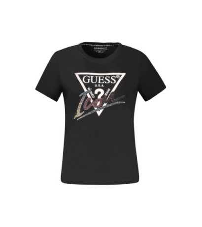 Guess jeans marškinėliai W4GI20I3Z14 Juoda