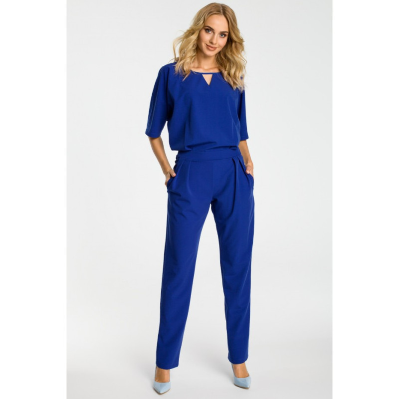 M334 Jumpsuit with loose top - cornflower