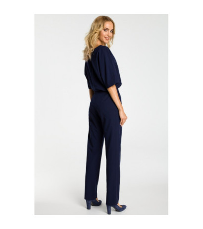 M334 Jumpsuit with loose top - navy blue